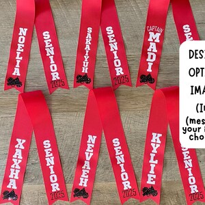 Senior Personalized Ribbons, Good for Homecoming, Senior Night ...