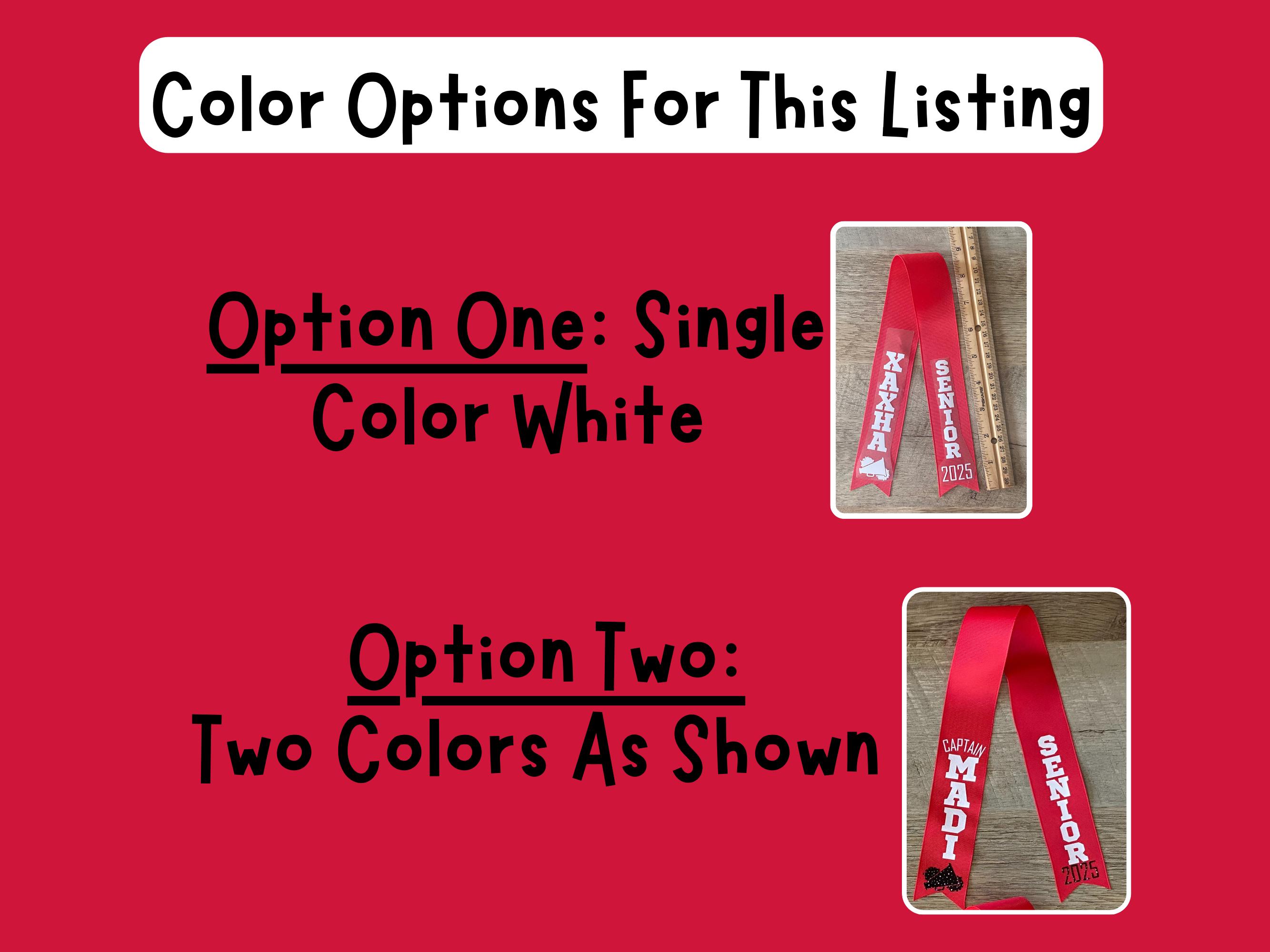Senior Personalized Ribbons, Good for Homecoming, Senior Night ...