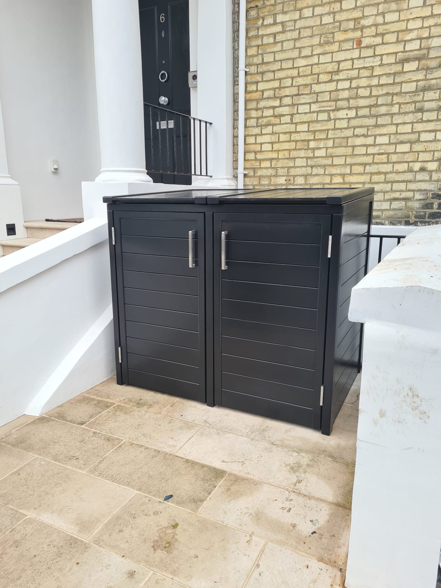 Double Bin Store Wheelie Bin Cupboard Etsy UK