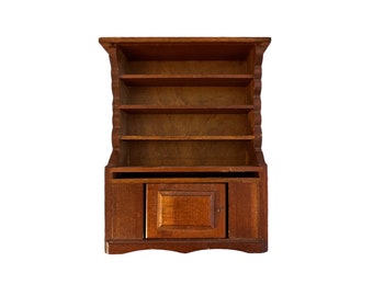 Vintage Shackman Hutch/1:12/Dollhouse wooden furniture /Antique Rare Find miniature furniture/made in Japan/great condition