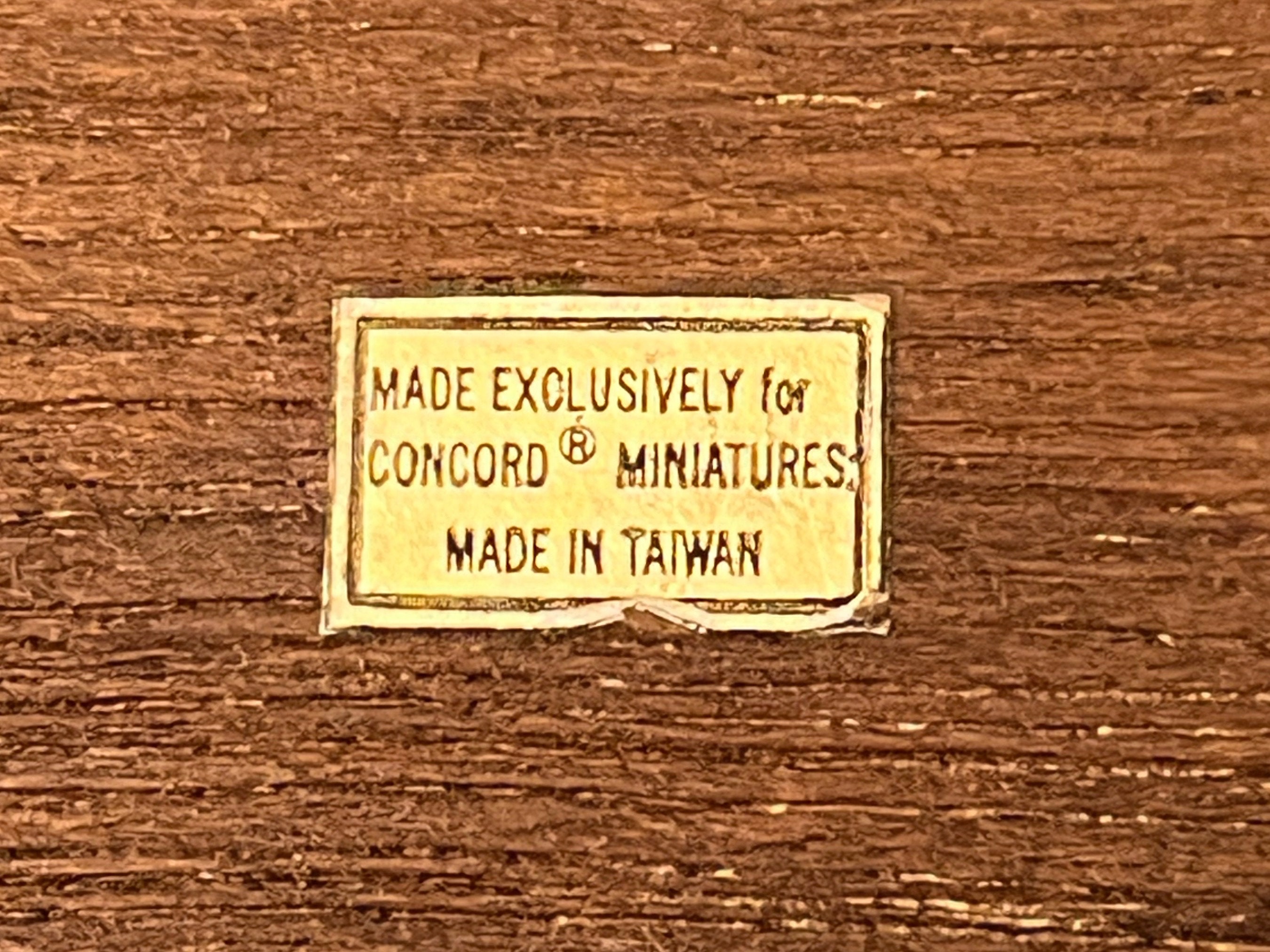 Concord Miniature Full Vintage Kitchen Set/bright Yellow and Wood