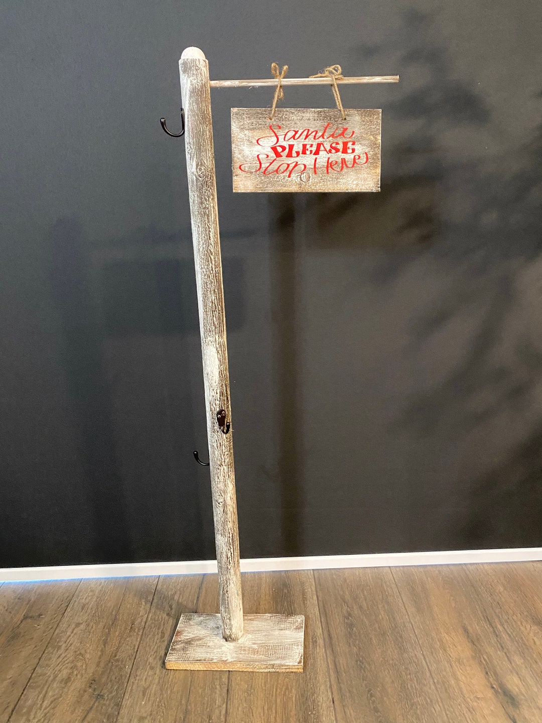 North Pole Stocking Hanger Etsy