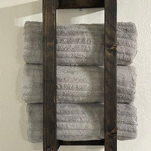 Wooden Towel Rack