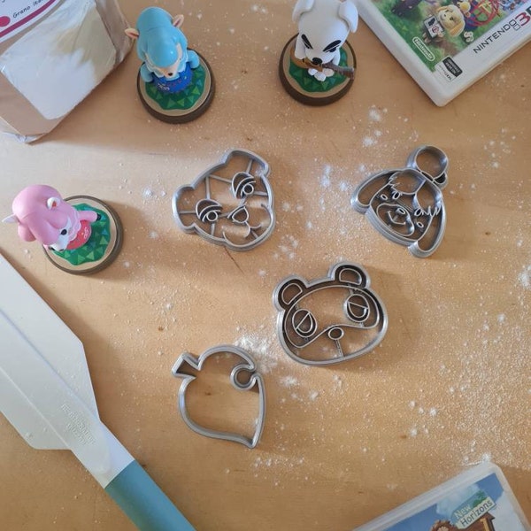 Cookie Cutters Animal Crossing, set of 4 pieces