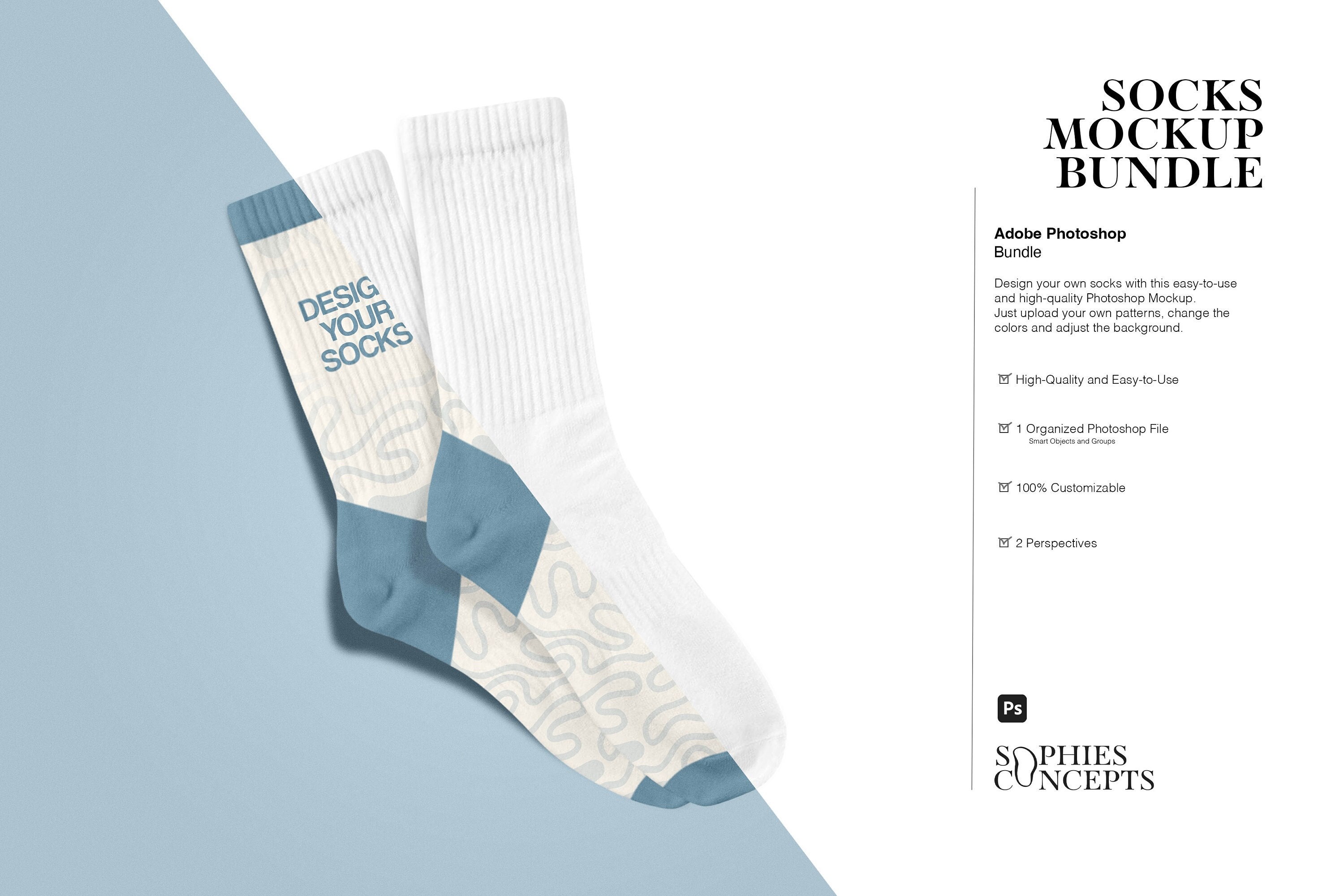 Socks Mockup Realistic Sock Template Socks Etsy