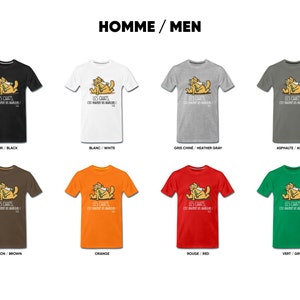 T-shirt Les Nuls : Les chats, c'est vraiment des branleurs image 3