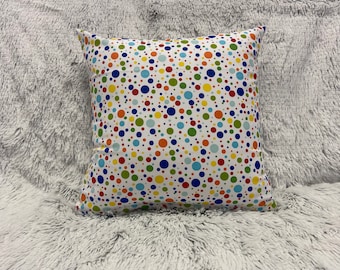 Dekorativer Kissenbezug aus Baumwolle - Polka Dots - 40x40 cm , 40x60 cm , 45x45 cm