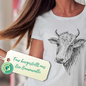 Suukama #84 - Cow - Women Premium Organic Shirt