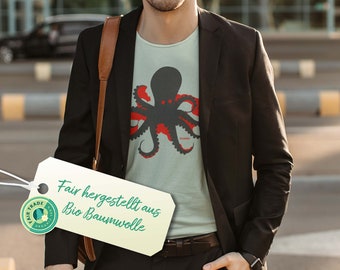 suukama #57 - octopus - men's premium organic shirt