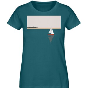 Suukama #114 - Mirrored Ship - Women Premium Organic Shirt