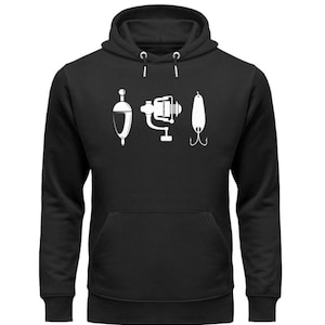 Regalo para pescadores Pesca con capucha Carrete Naturaleza al aire libre Algodón orgánico Fair Vegan Organic Sostenible - Suukama Fish #013 - Bopper Reel Spoon