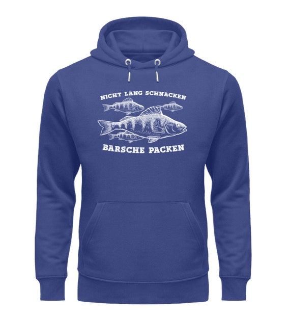 Men's Hoodie Perch Fishing Organic Fishing Perch Perch Fishing Shirt Men Cotton - SUUKAMA Fish #003 - Don't Pack Perch for Long