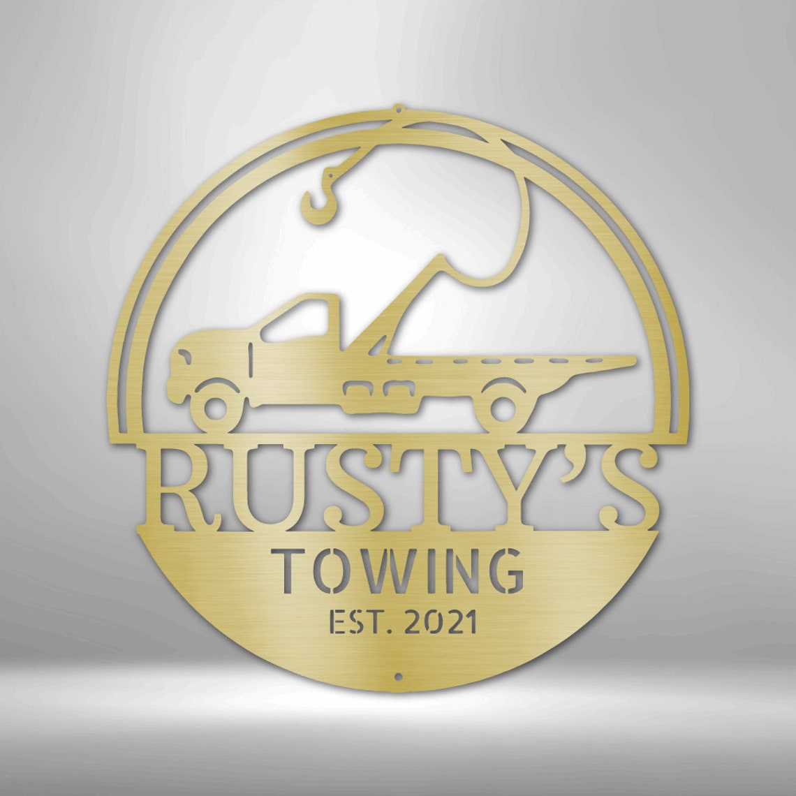 Custom Tow Truck Sign Tow Truck Gifts for Tow Truck Driver Etsy