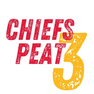 Kansas City Football Threepeat / Superbowl Bound / Eagles e Chiefs / Design maglietta / Chiefs Peat / Download digitale PNG JPG