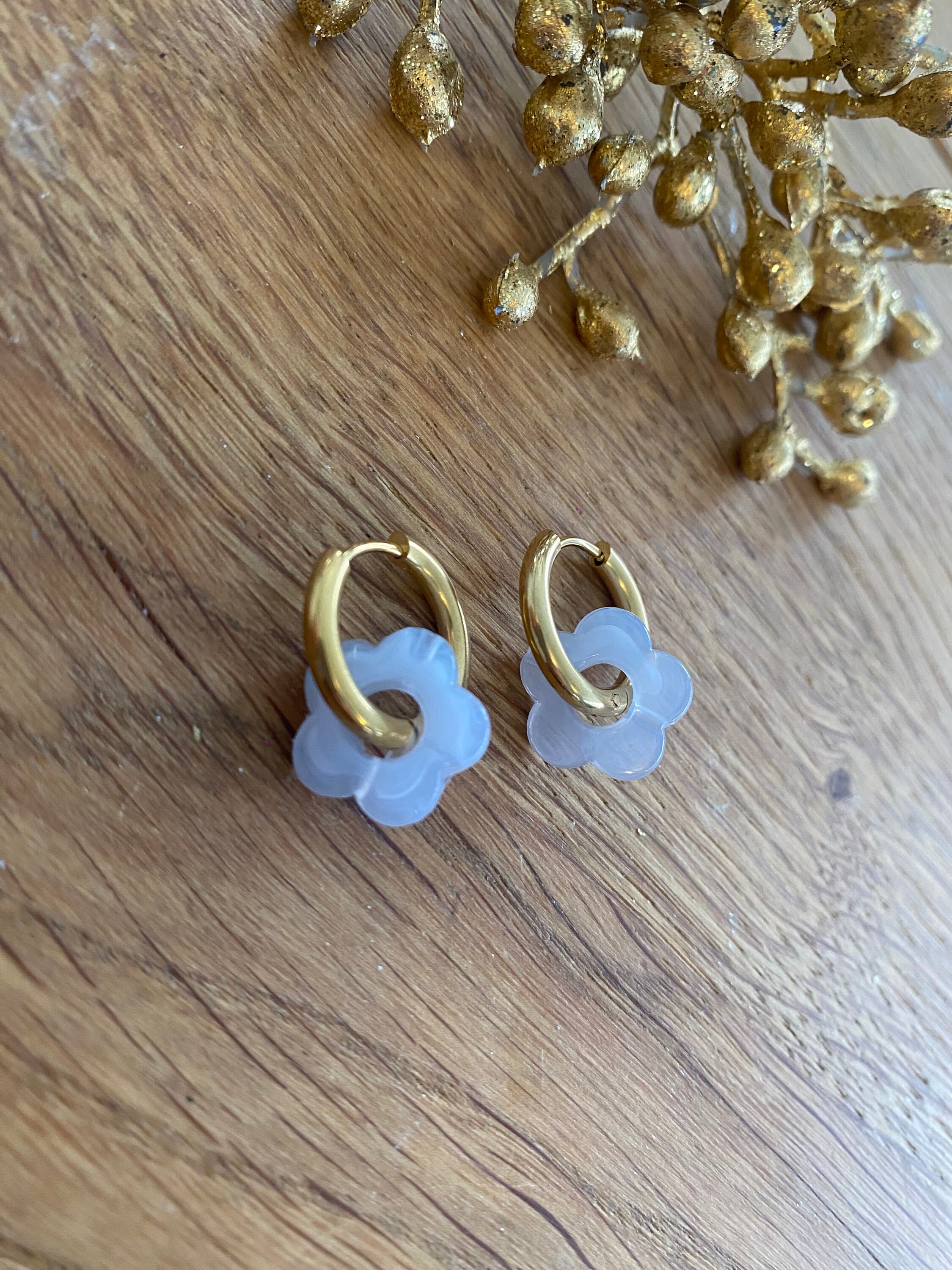 Boucles D'oreilles Mini Fleurs - Neuf Sans Emballage - Forme Fleur - Sans Marque - Parfaites Pour Un Look Printanier