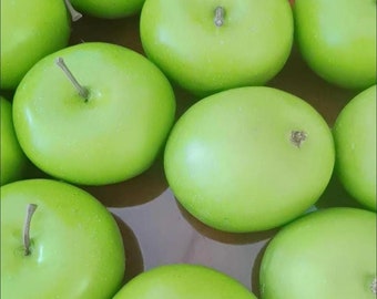 Artificial Green Apples Set of 10 Ornament Artificial Fruit Decoration Home Decor Desktop Decor
