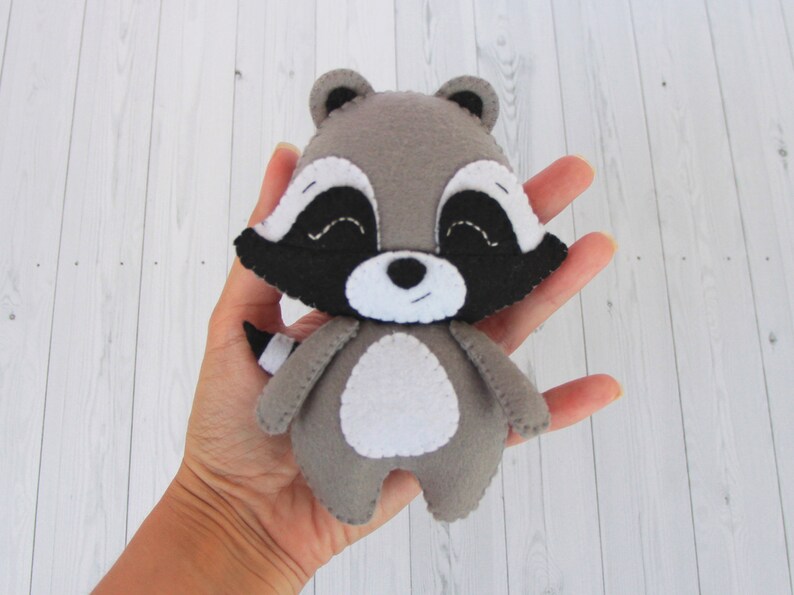 Felt Animals Pattern, Felt Woodland Animal, Felt Baby Mobile , Animals ...
