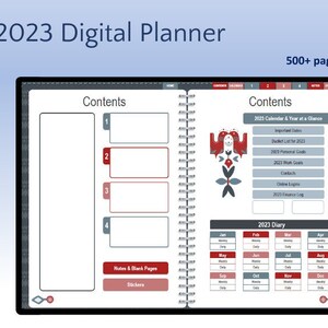 2023 Digital Planner, Digital Diary, Goodnotes, PDF