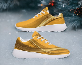 Gold Waves Mens Platform Sneakers - Stylish and Comfortable Footwear