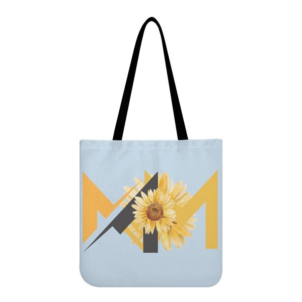 Mom Sunflower Tote - Wiederverwendbare Stofftasche für den Alltag