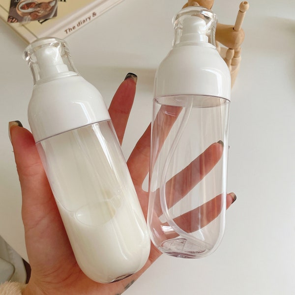 Kleine Reisespenderflasche, Lotionsflasche zum Aufstecken, tragbare Spenderflasche, Gießkannenspenderflasche, Hautpflegespenderflasche