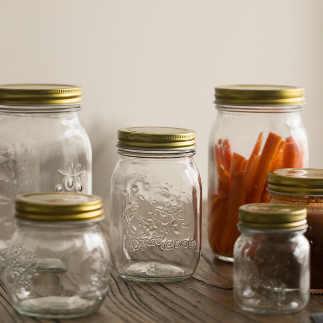 Glass Airtight Jars,retro Jam Jars,embossed Storage Boxes,bee Kitchen