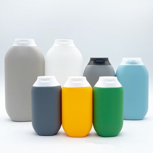 Pe Silicone Bottle, Travel Reusable Silicone Bottle, 100ml/200ml/400ml Lotion Refill Bottle, Shampoo Silicone Bottle, Body Lotion Bottle