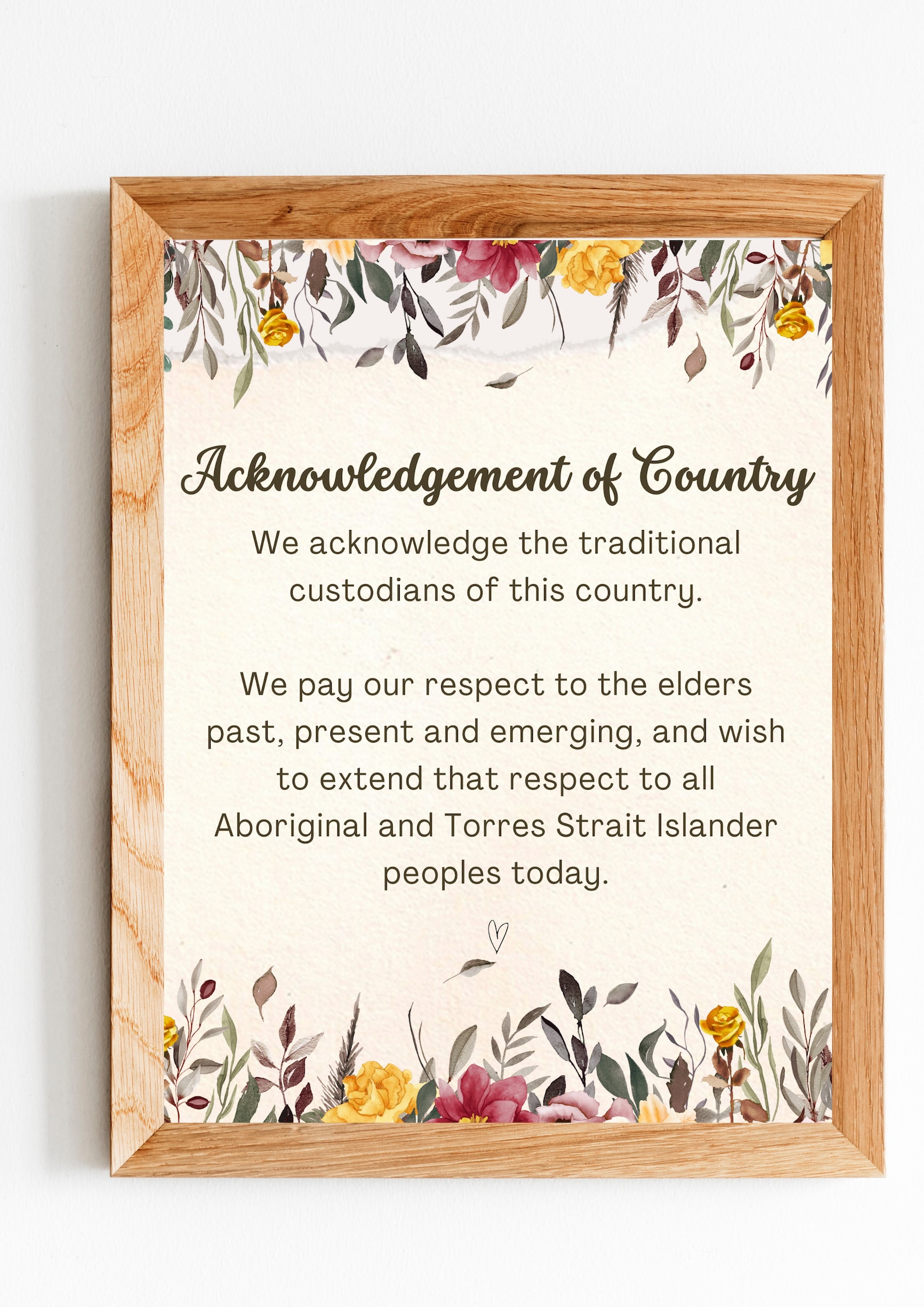 Aboriginal Acknowledgement of Country Teacher Resource Digital Etsy Australia