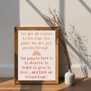 Aboriginal Proverbs Digital Print Classroom Resource Art