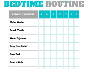 Islamic kids bedtime routine