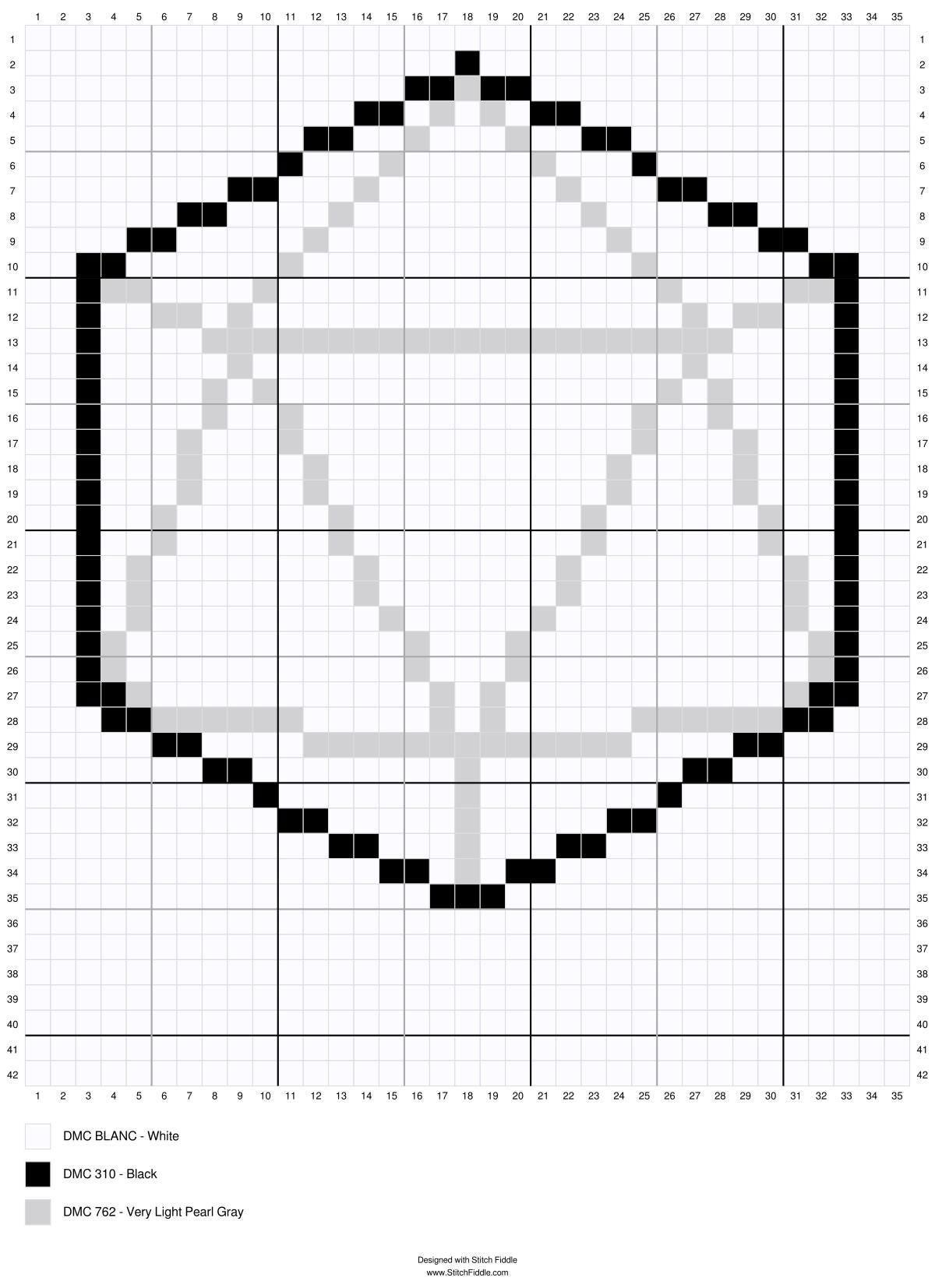 Blank D20 Class Template - Dungeons and Dragons - Cross Stitch PDF ...