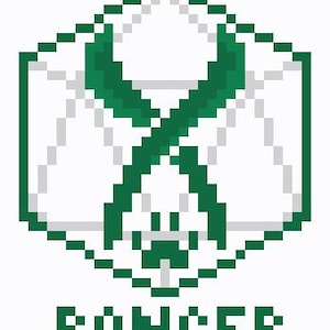 Ranger Class Symbol - Dungeons and Dragons - Cross Stitch PDF Pattern, Digital Design