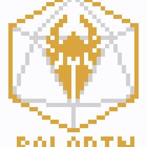 Paladin Class Symbol - Dungeons and Dragons - Cross Stitch PDF Pattern, Digital Design