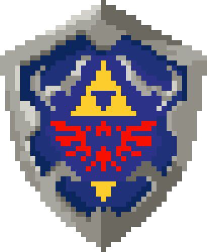 Legend of Zelda, Hylian Shield - Cross Stitch PDF Pattern, Digital ...