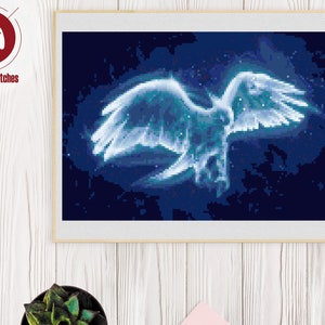 Pheonix Patronus - Cross Stitch PDF Pattern, Digital Design