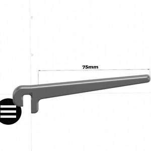 Lot de 5 supports de 1 grosse bobine pour Ikea Skadis image 6