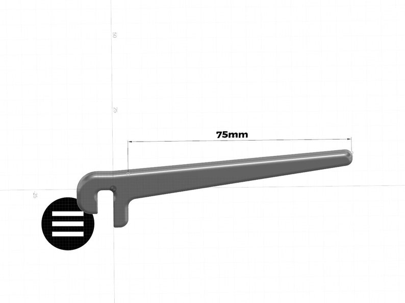 Lot de 5 supports de 1 grosse bobine pour Ikea Skadis image 6