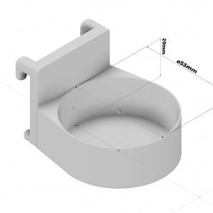 Support bombe peinture 53mm pour Skadis image 4