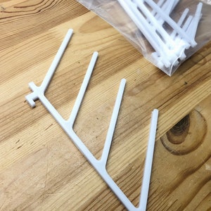 6 Supports de 4 bobines pour ikea Skadis image 4