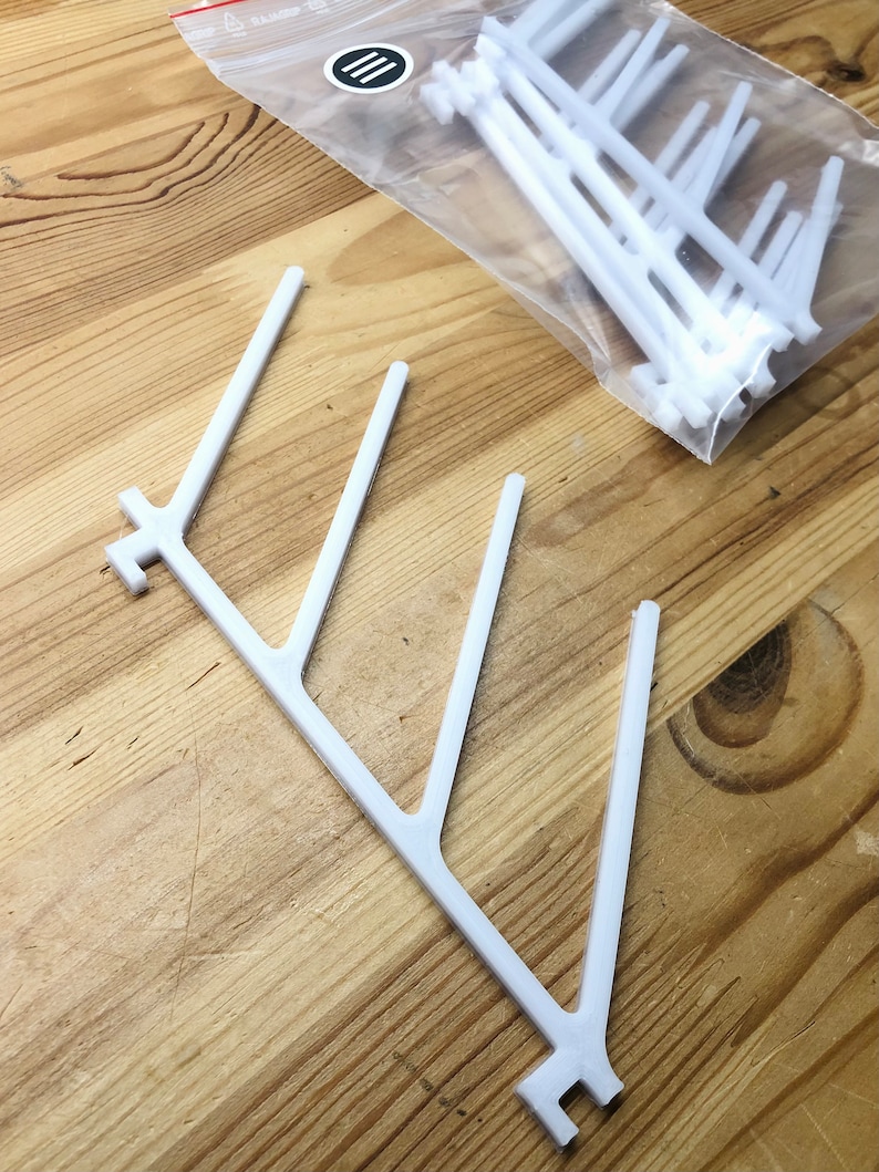 6 Supports de 4 bobines pour ikea Skadis image 4