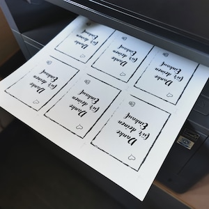 Tarjetas de agradecimiento para tu negocio artesanal para imprimir tú mismo