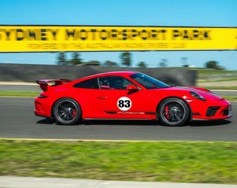 Custom Racing Number Sticker/Magnet (Set of 2)