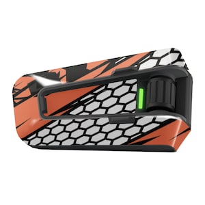 For CARDO Packtalk Edge Neo Skin Cover Garskin Sticker Decal Protection Removable Solid Orange Green Camo Aqua Blue Red