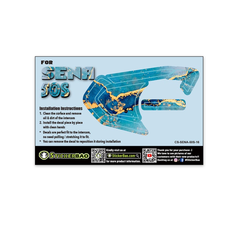 Decals are coated & pre-cut. Fashion design pattern. Easy to install. Colorful design. High quality printing, color won¡¦t goes off. Made from high quality material. Removable and no marks remain after remove.