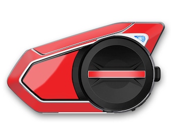 For SENA 50S Skin Cover Garskin Sticker Decal Protection Removable Glossy Matte Solid Black Blue Orange Red Yellow White