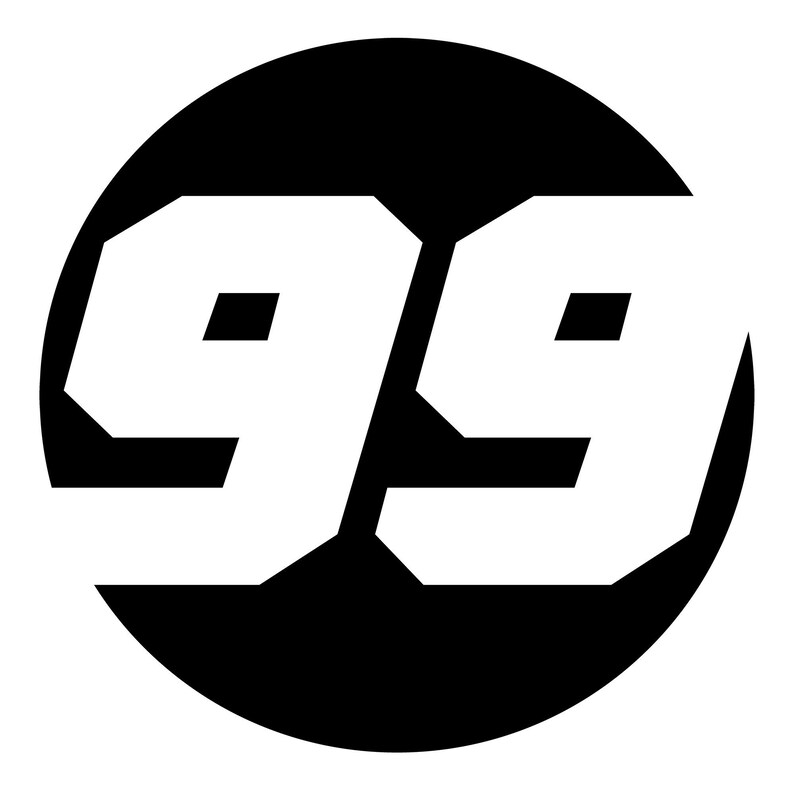 Custom Racing Number Decal | Hollow Circle Vinyl Sticker | Track Day ...