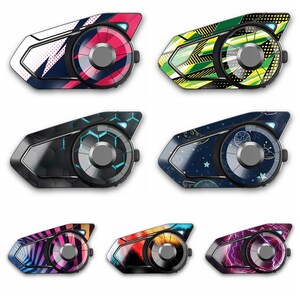 For SENA 30K Cover Garskin Sticker Removable Protection Decal Graphic Black Red Green Purple Blue Yellow