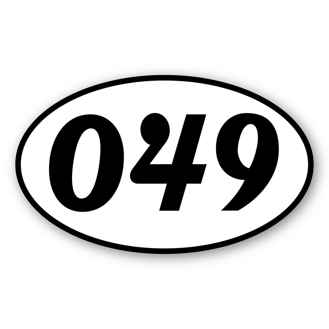 Oval Racing Numbers Oval Racing Number Magnet Set – Custom Track Day Numbers (2 Pieces) - Etsy