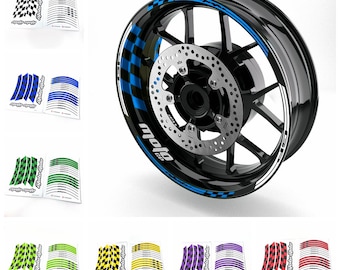 For Suzuki Motorcycle 17 inch Wheel Rim Stripes Decals