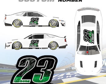 1 piece Autocross Custom Vinyl Decal Car Racing Numbers Letter Sticker 6" 12" 14" 16 inch T13